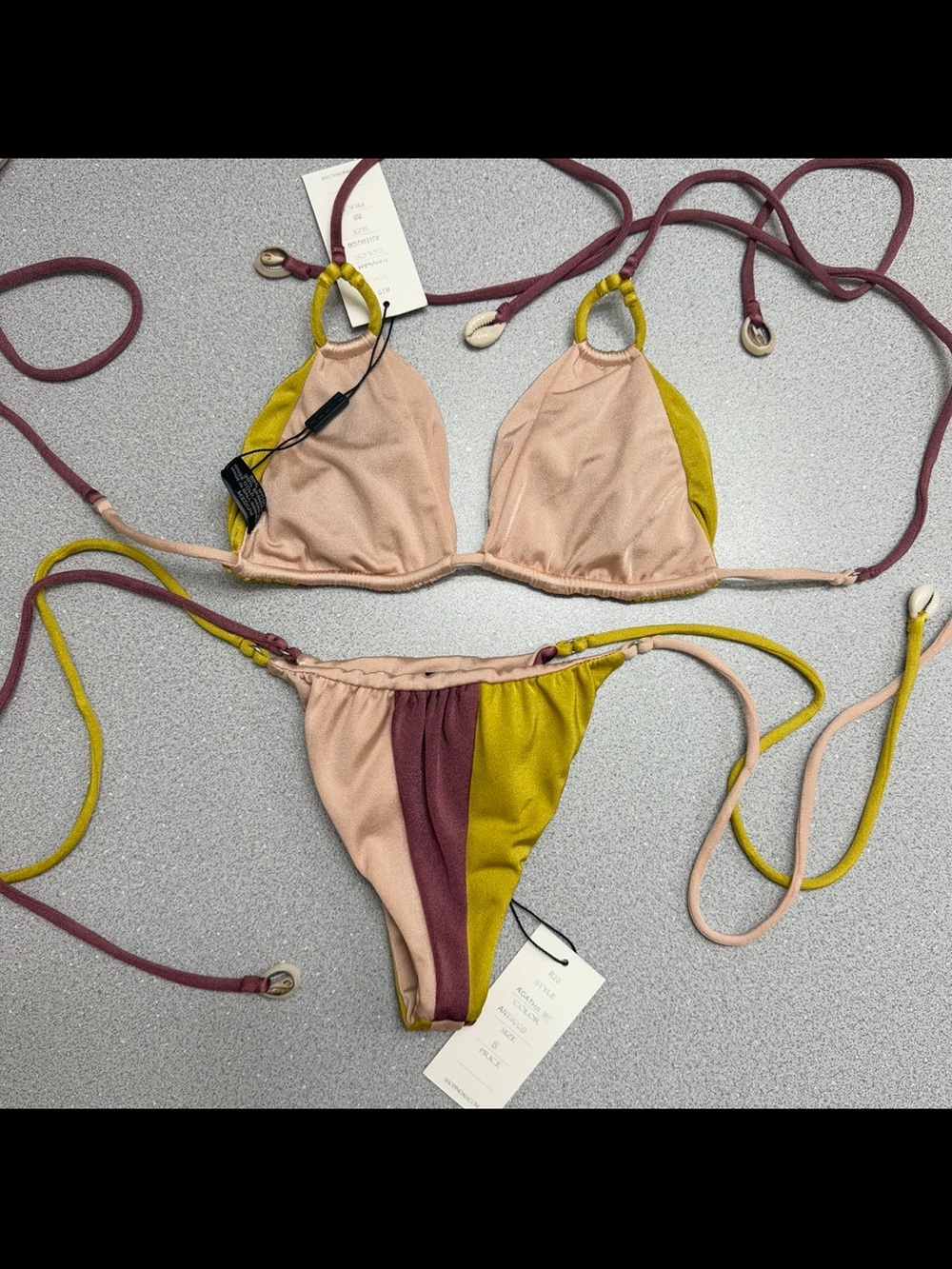 NWT! INDAH Hannah Top + Agatha Bottoms Bikini Set - Picture 9 of 12